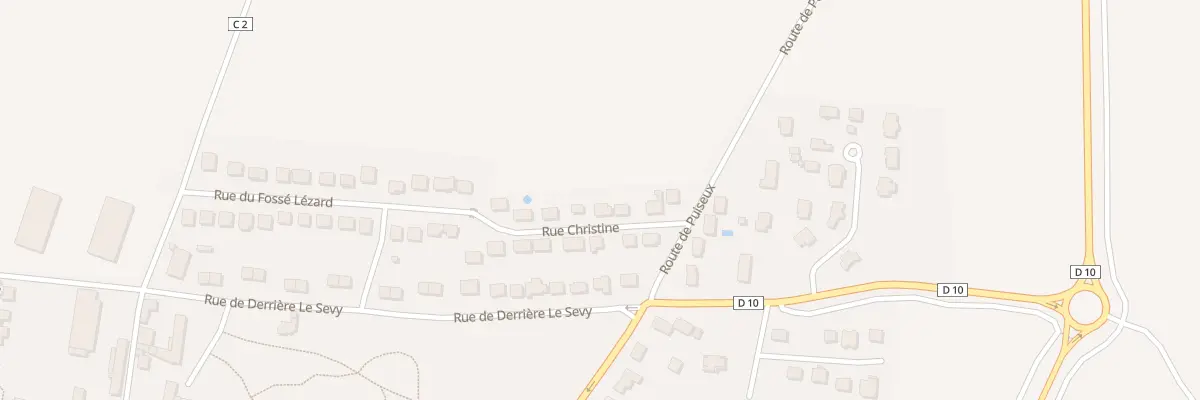 Plan du 10 Rue Christine à Fontenay-en-Parisis