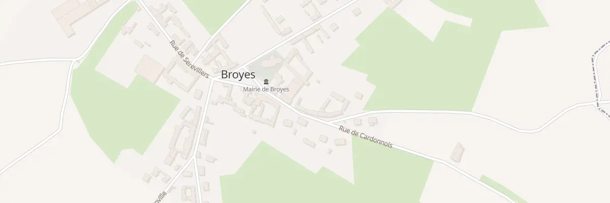 Plan du 5 Rue du Cardonnois à Broyes