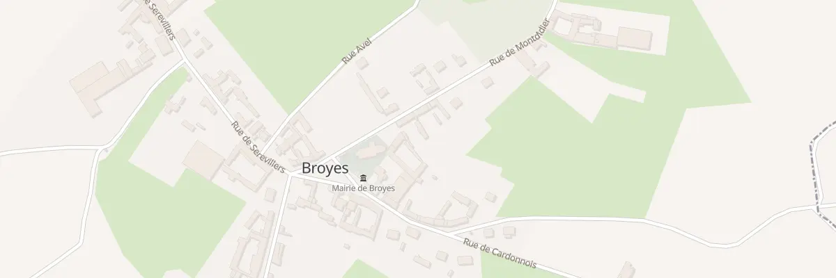 Plan du 4 Rue de Montdidier à Broyes
