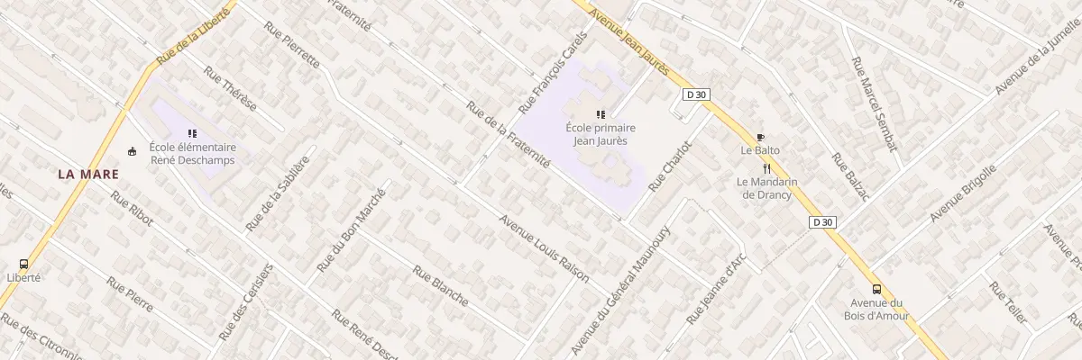 Plan du 52 Rue De La Fraternite à Drancy