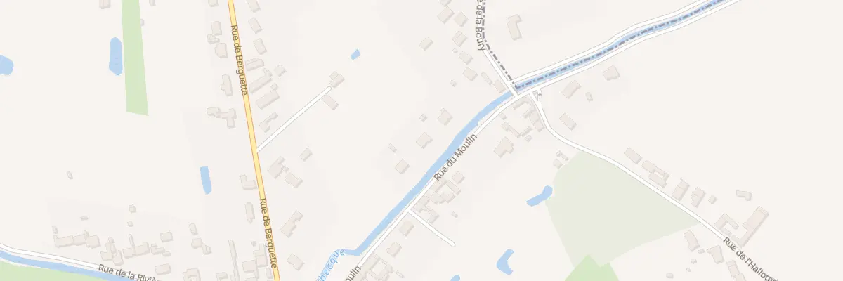 Plan du 7 Rue du Moulin à Ham-en-Artois
