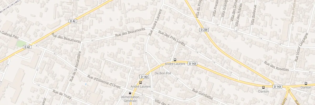Plan du 166 Rue Gambetta à Fontenay-sous-Bois