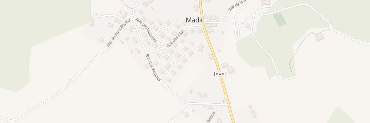 Plan du 78 Rue des Pensées à Madic