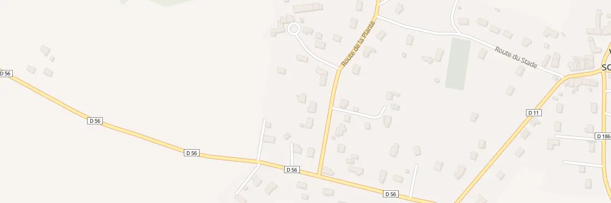 Plan du 5 Rte de la Plante à Vignoux-sous-les-Aix