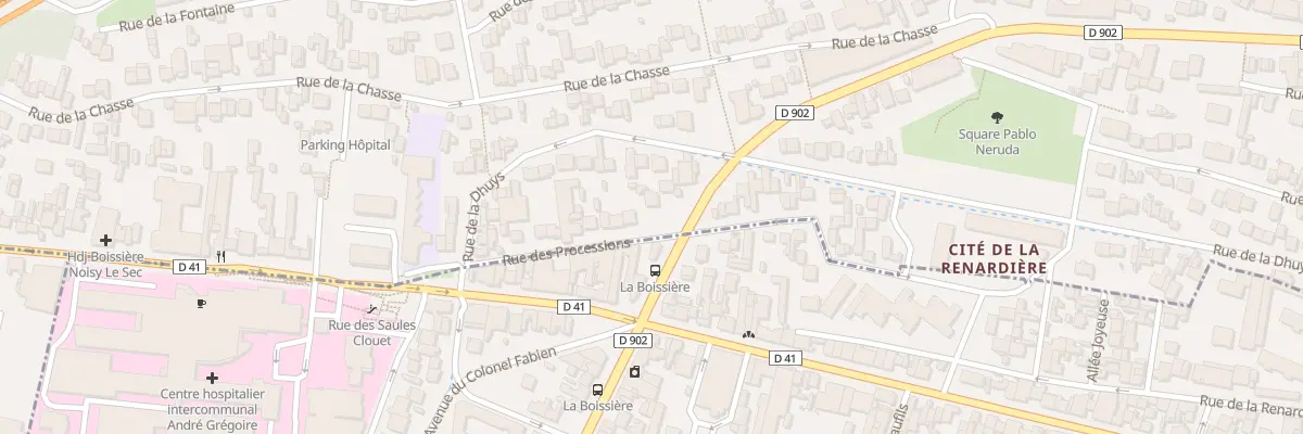 Plan du 37 Rue des Processions à Noisy-le-Sec