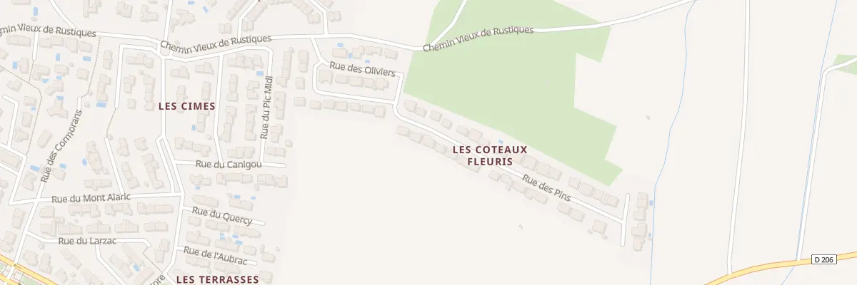 Plan du 6 Rue des Pins à Trèbes