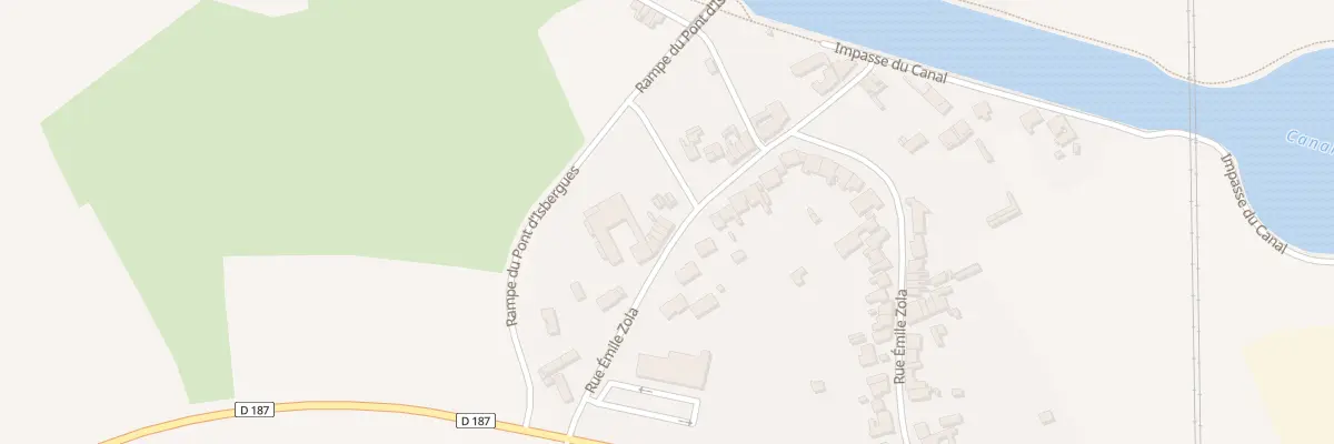 Plan du 655 Rue Emile Zola à Isbergues