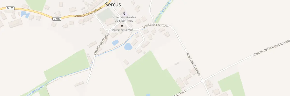 Plan du 57 Lot Les Marronniers à Sercus
