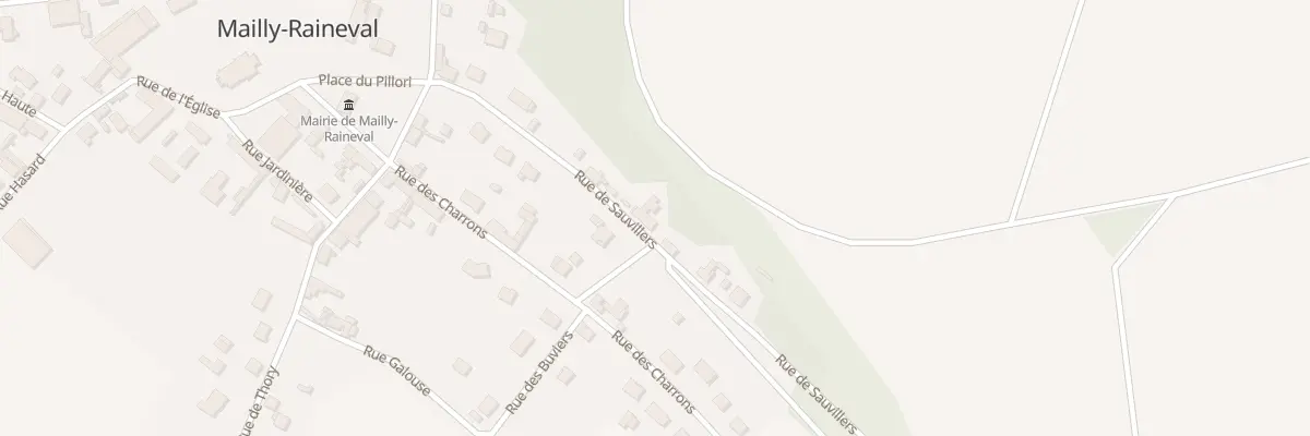 Plan du 12 Rue de Sauvilliers à Mailly-Raineval