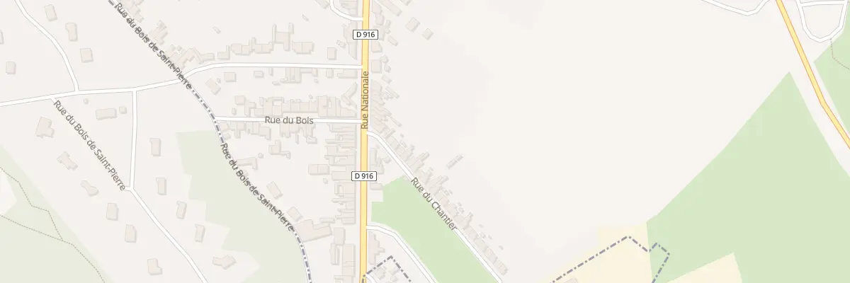 Plan du 4 Rue du Chantier à Burbure