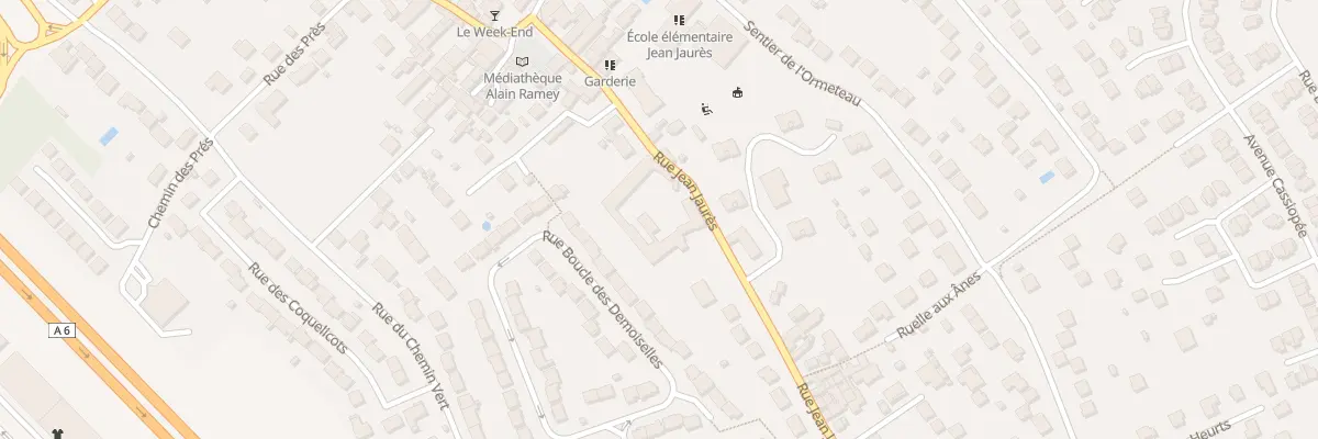 Plan du 14 Rue Jean Jaurès à Villabé