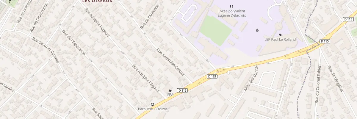 Plan du 121 Rue Ambroise Croizat à Drancy