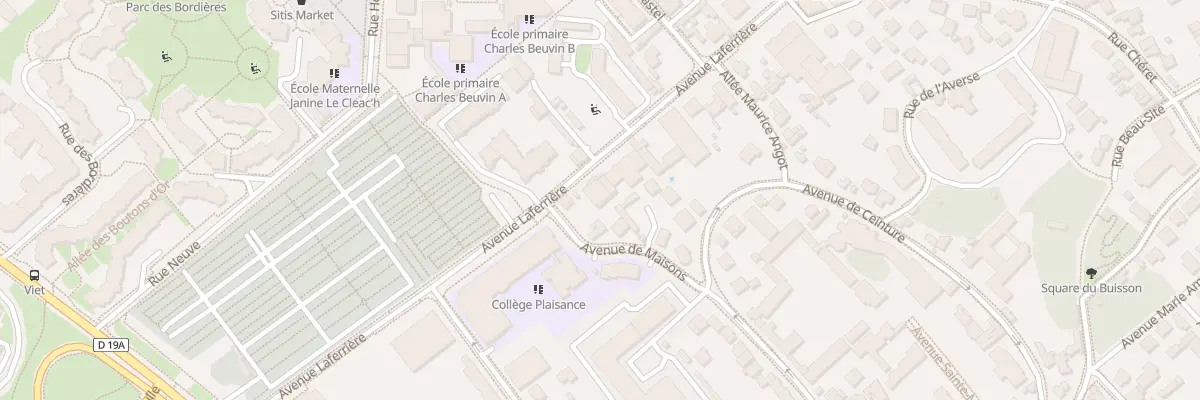 Plan du 93 Av Laferrière à Créteil