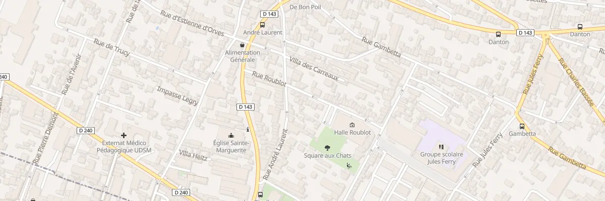 Plan du 105B Rue Roublot à Fontenay-sous-Bois