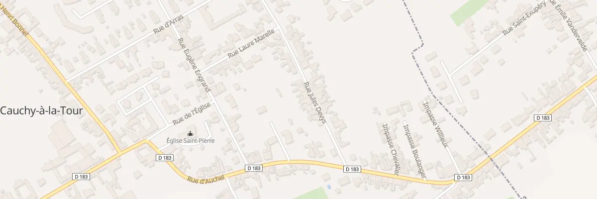 Plan du 24 Rue Jules Devys à Cauchy-à-la-Tour