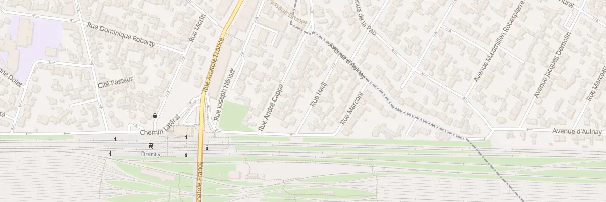 Plan du 9 Rue Hadj à Drancy