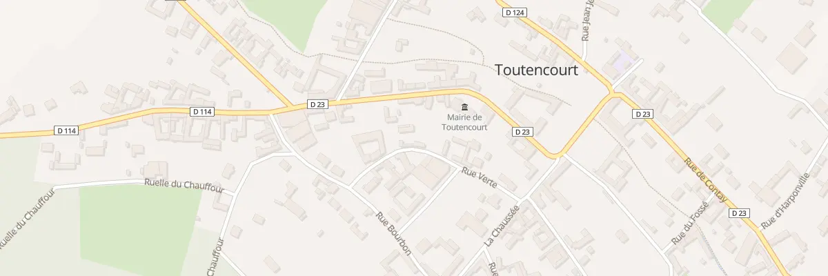 Plan du 10 Rue Verte à Toutencourt