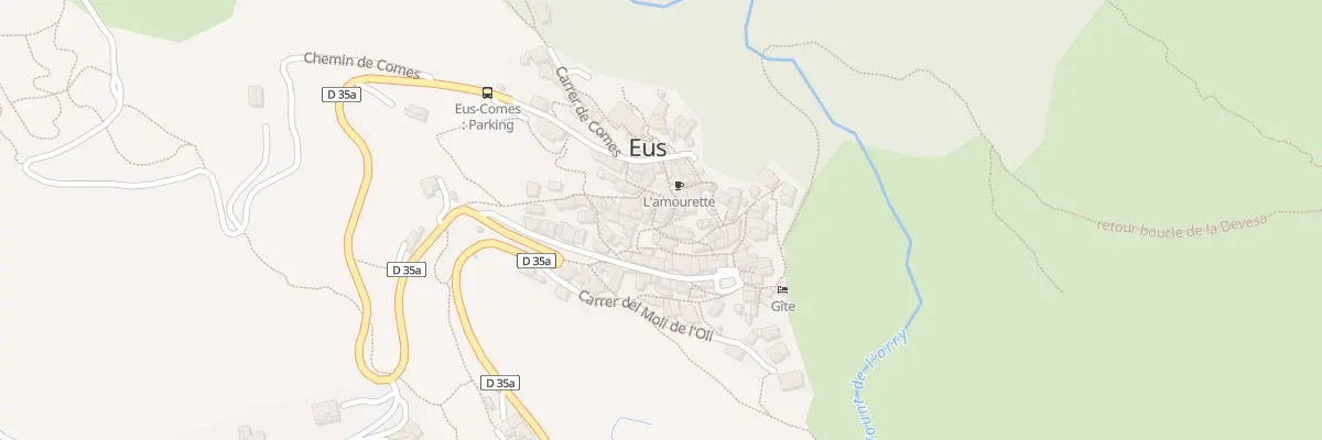 Plan du 38 Village à Eus
