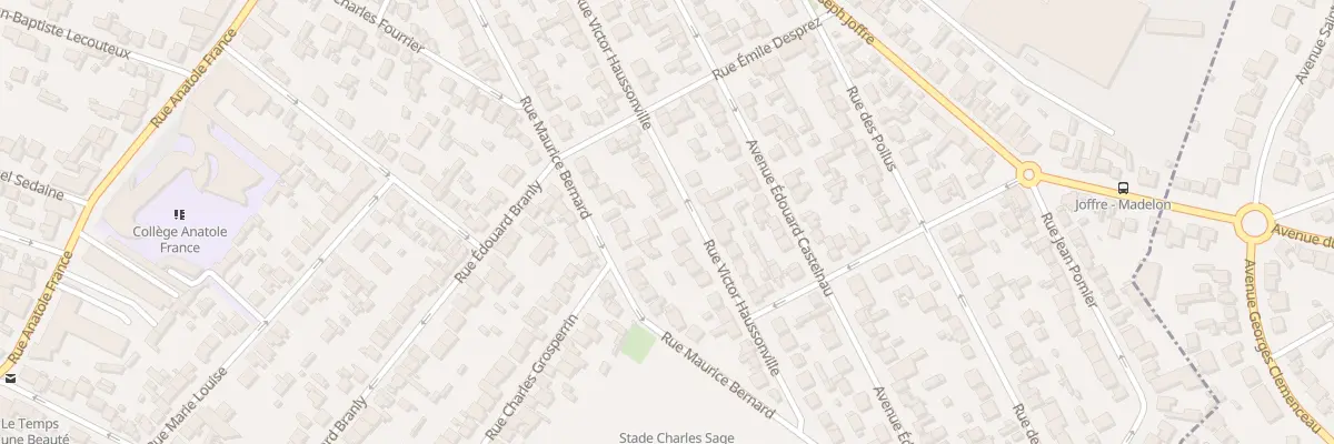 Plan du 42 Rue Victor Haussonville à Drancy