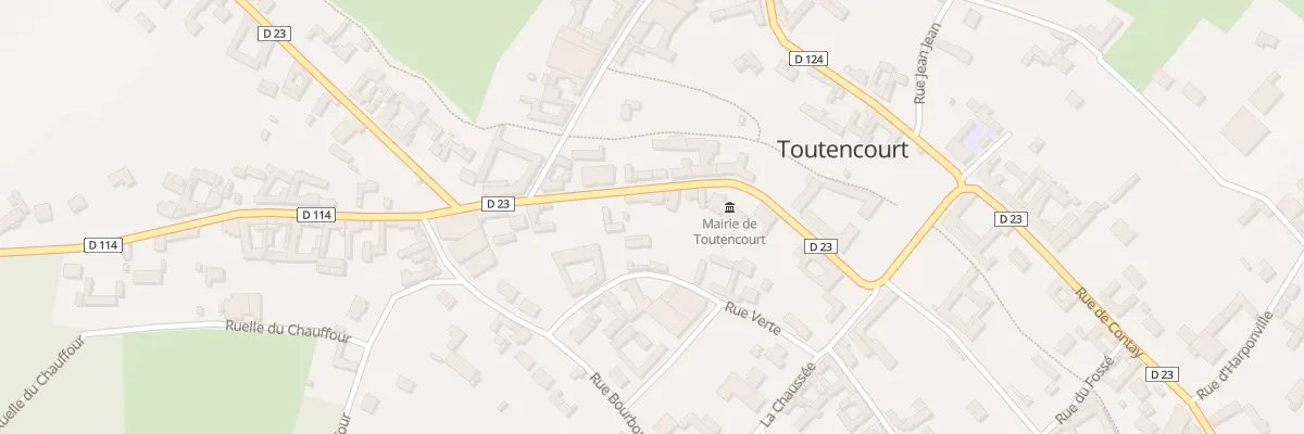Plan du 5 Rue Longue à Toutencourt