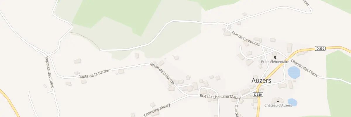 Plan du 5125 Le Bourg à Auzers