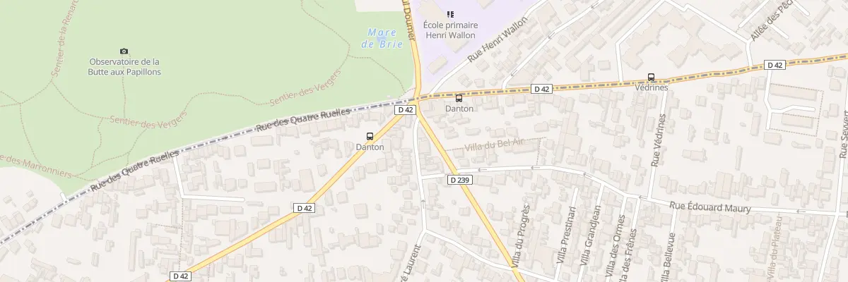 Plan du 103 Av Danton à Fontenay-sous-Bois