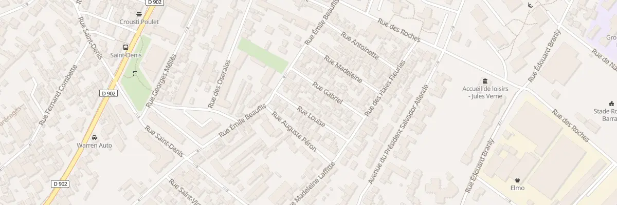 Plan du 3 Rue Louise à Montreuil
