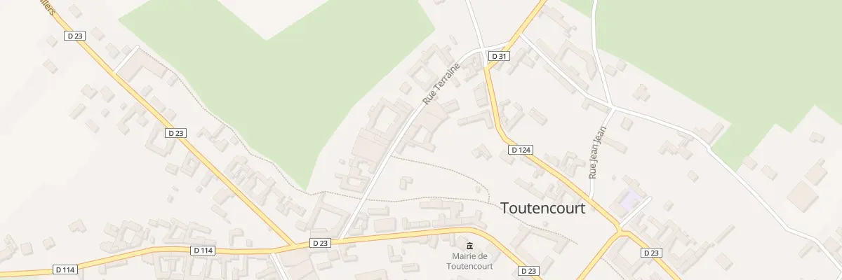 Plan du 6 Rue Terraine à Toutencourt