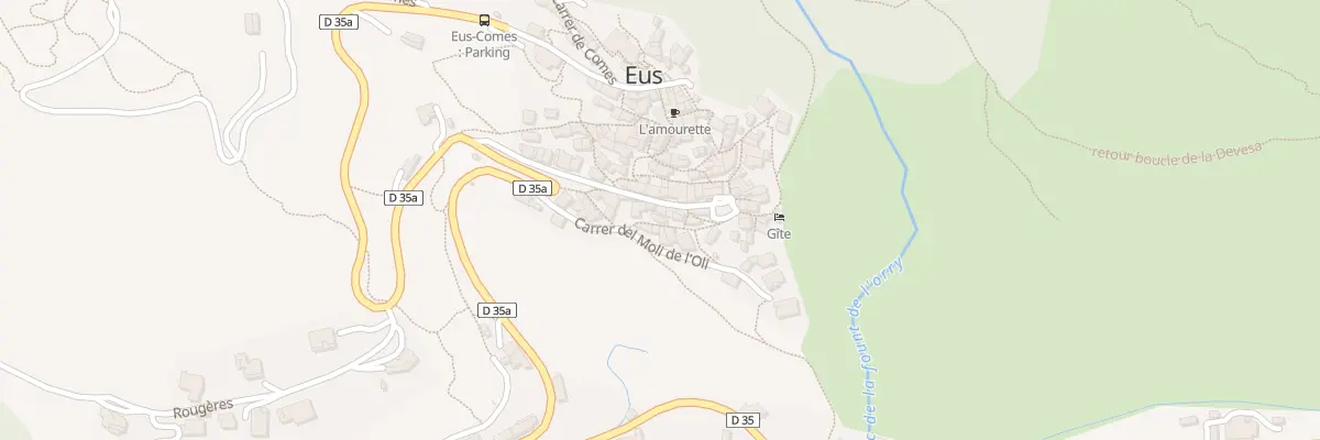 Plan du 1 Cae de les Singlantanes à Eus