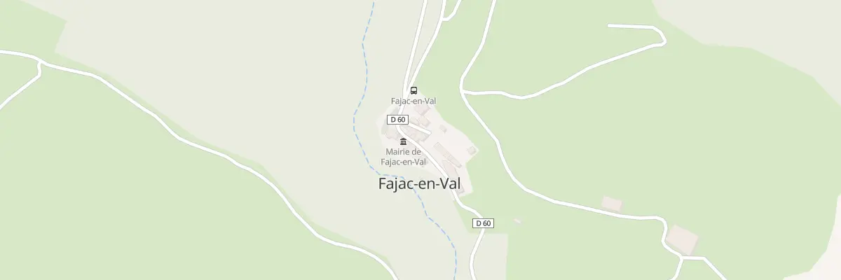 Plan du 9 Le Village à Fajac-en-Val