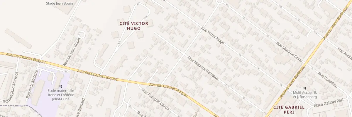 Plan du 55 Rue Maurice Berteaux au Blanc-Mesnil