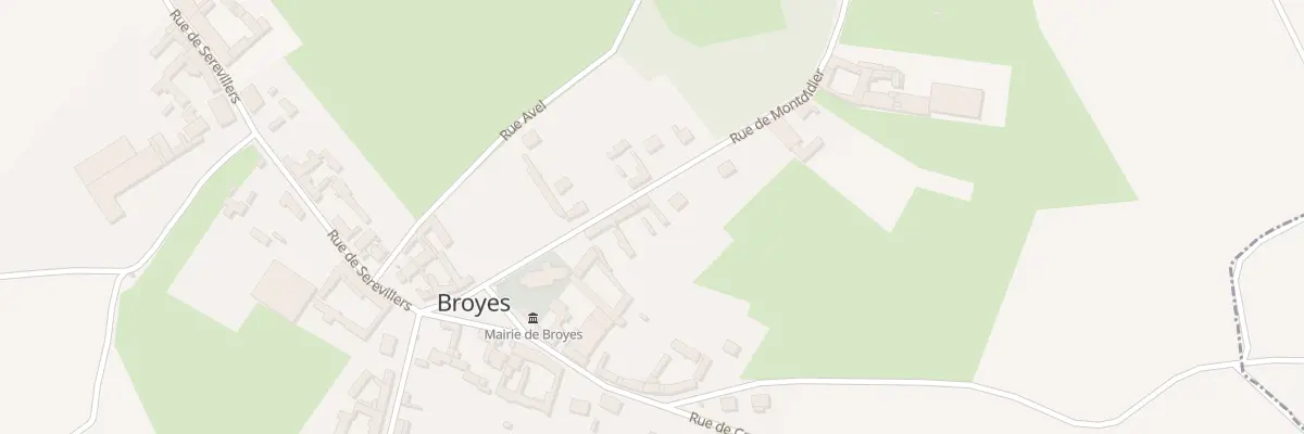 Plan du 6 Rue de Montdidier à Broyes