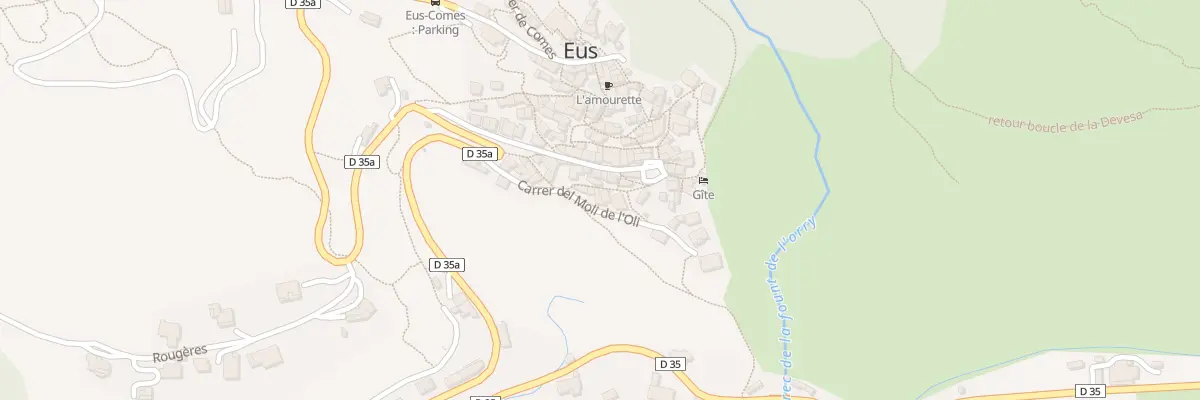 Plan du 3 Che du Moulin à Eus