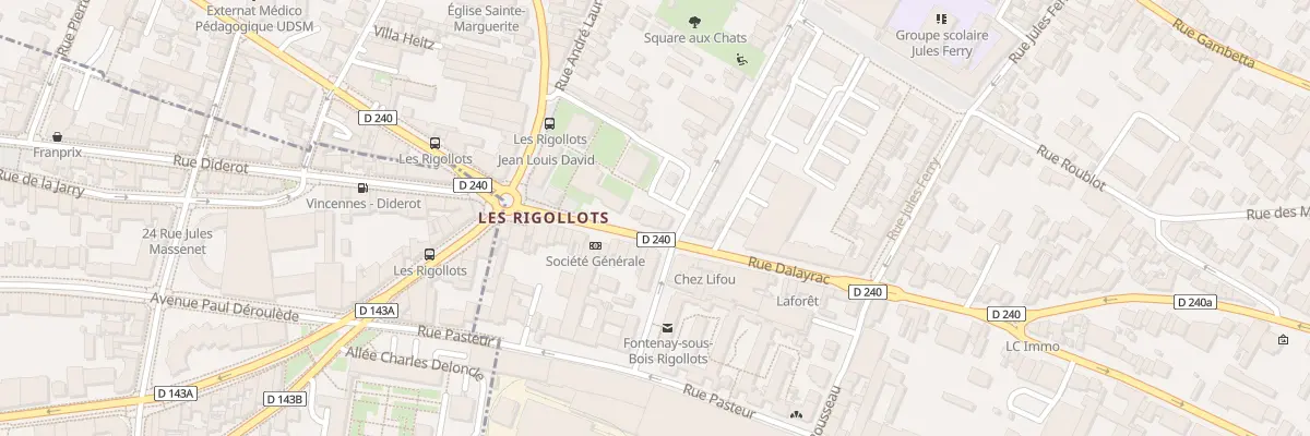 Plan du 112 Rue Dalayrac à Fontenay-sous-Bois