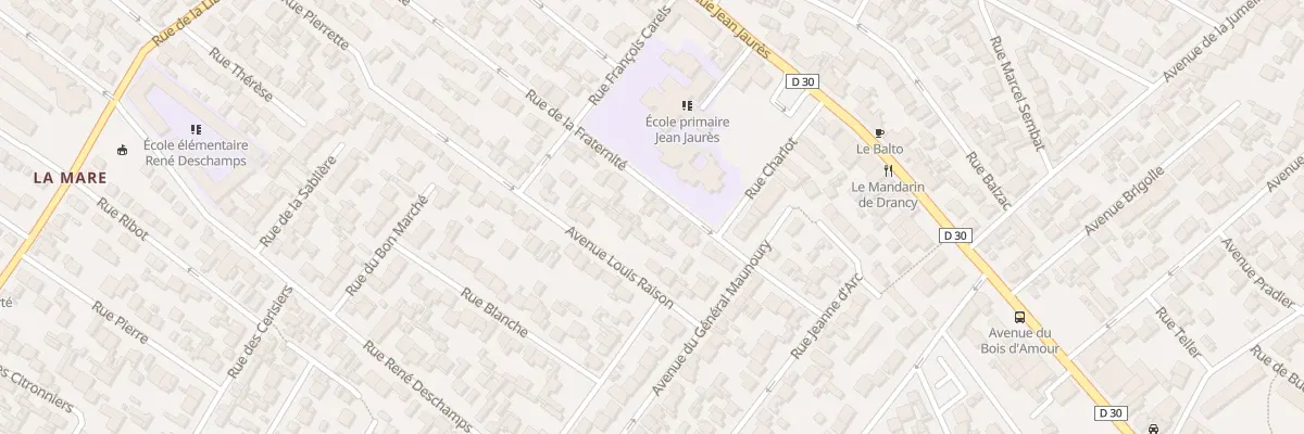 Plan du 60 Rue De La Fraternite à Drancy