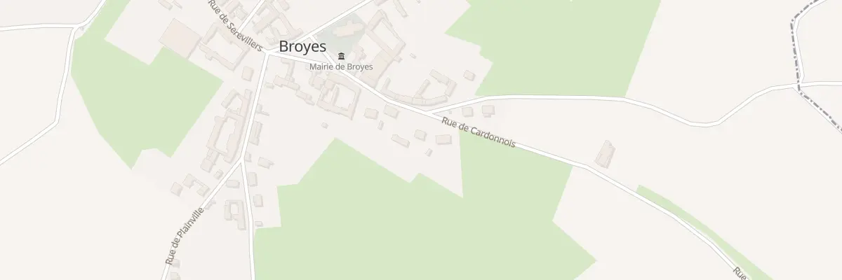 Plan du 18B Rue du Cardonnois à Broyes