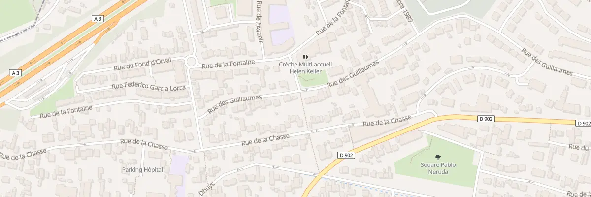 Plan du 38 Rue des Guillaumes à Noisy-le-Sec