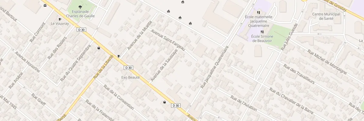 Plan du 18 Av De La Saussaye à Drancy