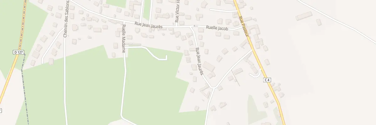 Plan du 21A Rue Jean Jaurès à Erquery