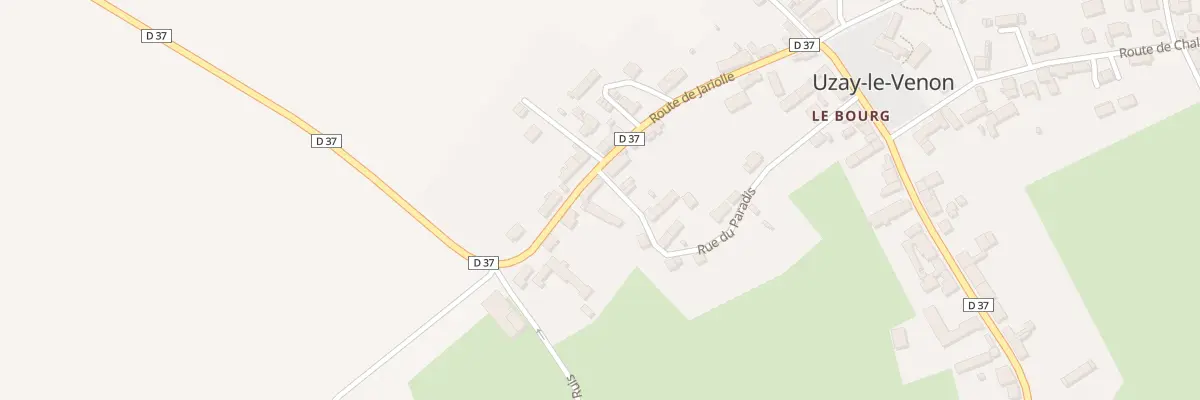 Plan du 12 Rte de Jariolle à Uzay-le-Venon
