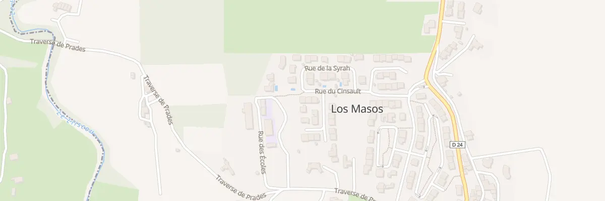 Plan du 5 Rue du Cinsault à Los Masos
