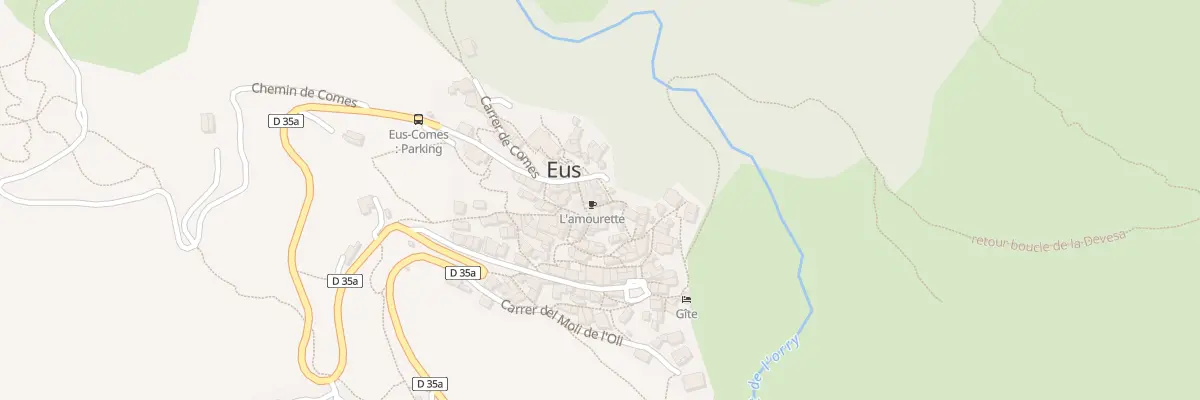 Plan du 25 Village à Eus