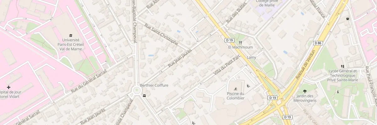 Plan du 13 Rue Jean Jaurès à Créteil
