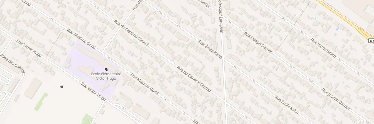 Plan du 70 Rue du Gen Giraud au Blanc-Mesnil