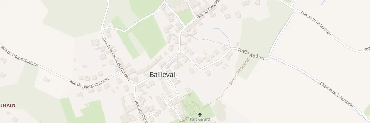 Plan du 2 Rle des Anes à Bailleval