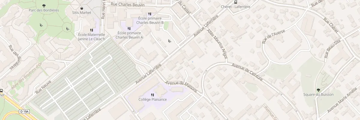 Plan du 91 Av Laferrière à Créteil