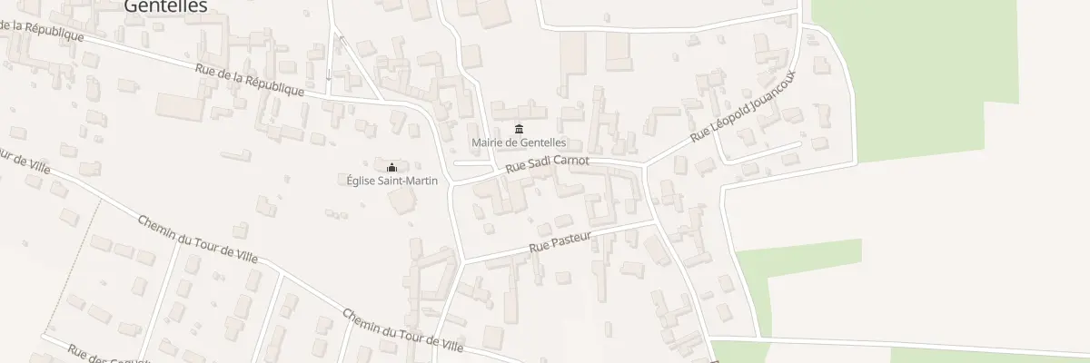 Plan du 7 Rue Sadi Carnot à Gentelles