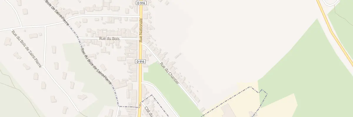 Plan du 9 Rue du Chantier à Burbure