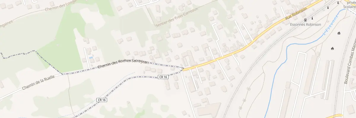 Plan du 100 Rue de Robinson à Corbeil-Essonnes