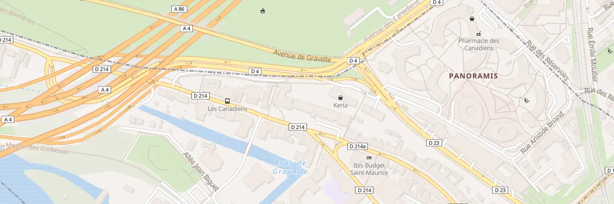 Plan du 119 Rue du Maréchal Leclerc à Saint-Maurice